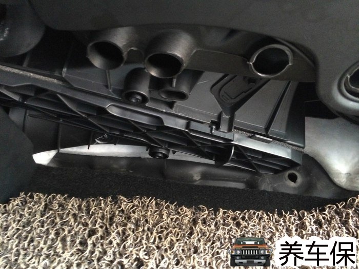 迈腾清洗空调管道及更换空调滤清器