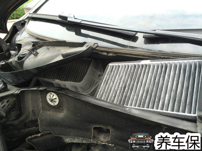 迈腾清洗空调管道及更换空调滤清器