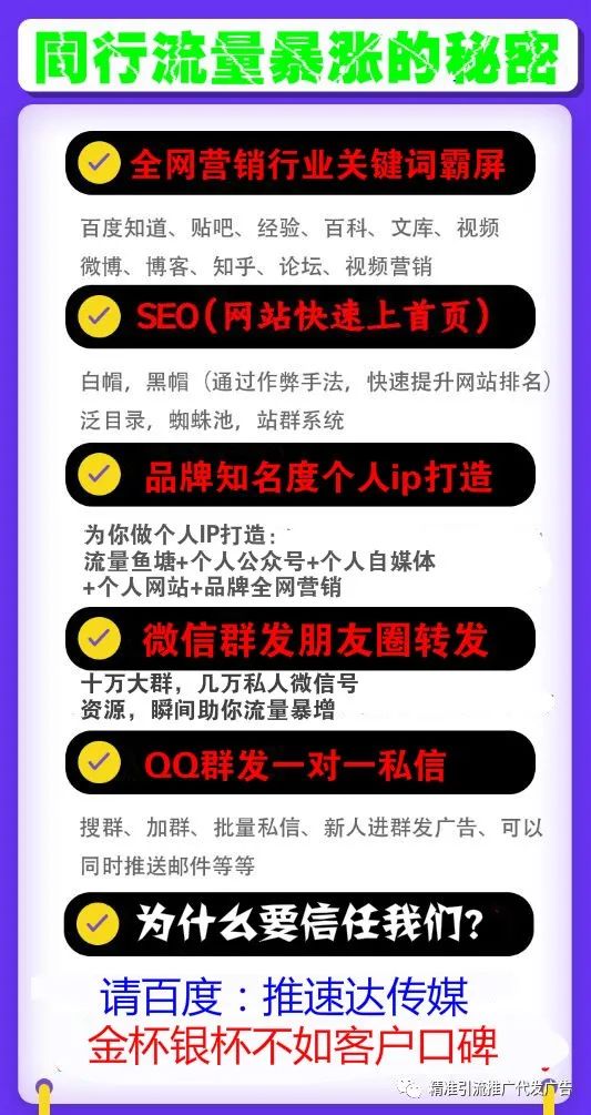推速达引流推广中网络代发广告怎么操作效果好