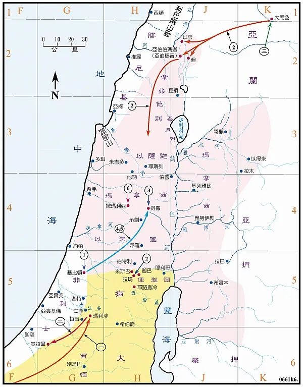 收藏60张圣经彩色地图边读边看更直观