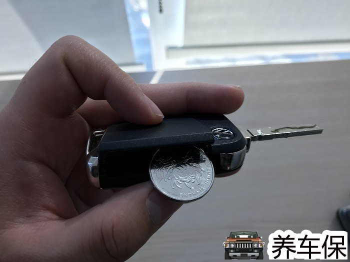途观遥控钥匙更换电池详细教程