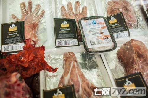 伦敦惊现恐怖人肉专卖店售卖人体大脑心脏各个部位组图