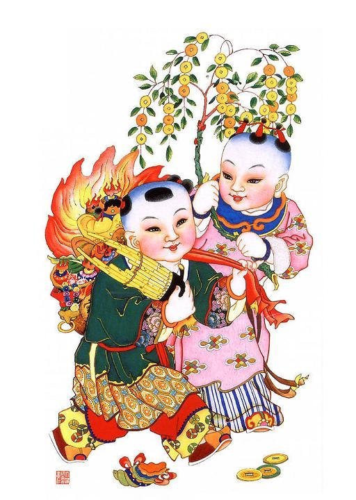 中国传统年画插画艺术