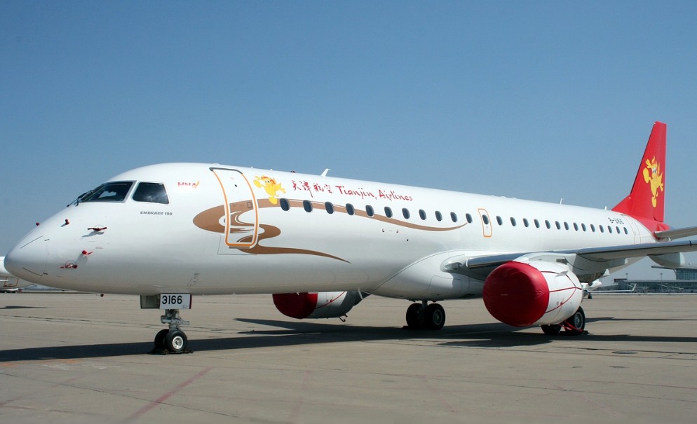 天津航空4月1日起恢复常德机场飞厦门航线 机型为e190