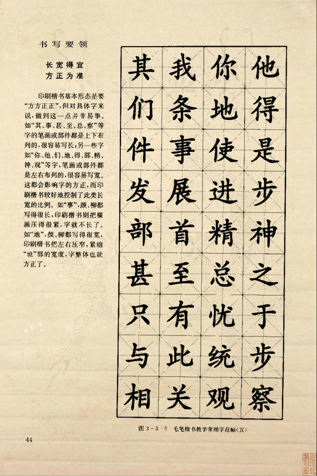 毛笔字,钢笔字,粉笔字和简笔画:三字一画技法(1)