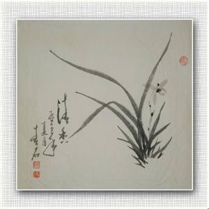 国画兰花