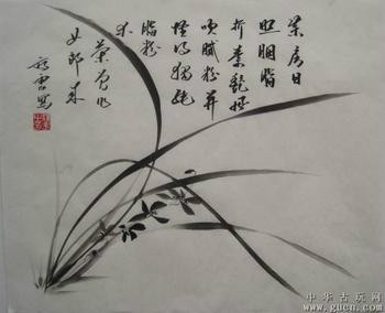 国画兰花