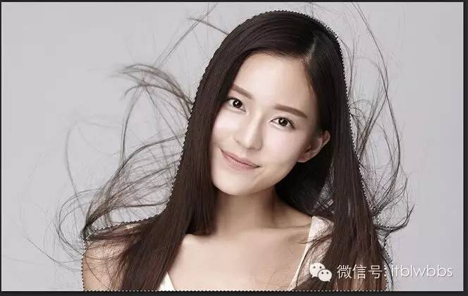ps抠头发教程系列二:ps调整边缘抠头发 (转载)