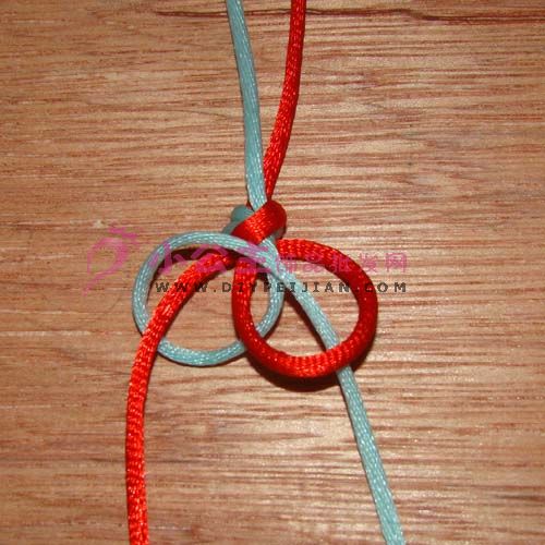 [ 编织 ] 金刚结红绳手链编法之三