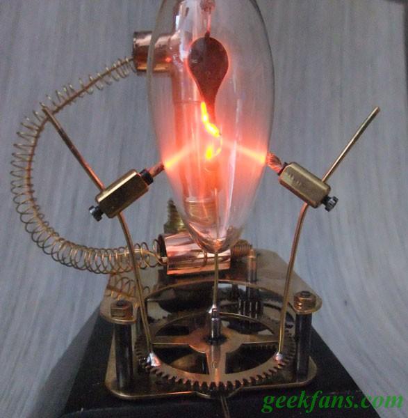 电子diy蒸汽朋克风格等离子电弧灯