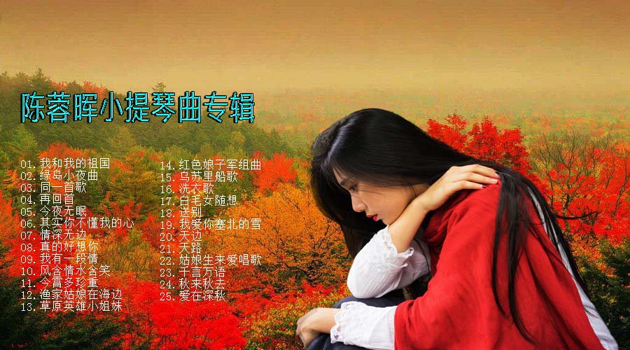 【醉心音乐】陈蓉晖小提琴曲精选集25首