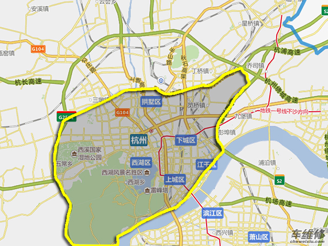 2015年杭州外地车限行和尾号限行规则
