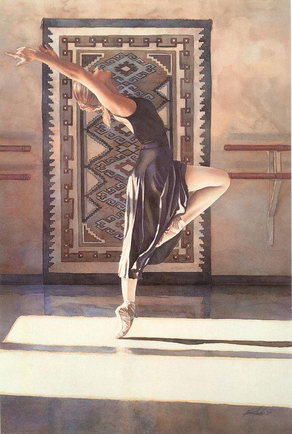人体之美来自美国的顶级水彩大师stevehanks
