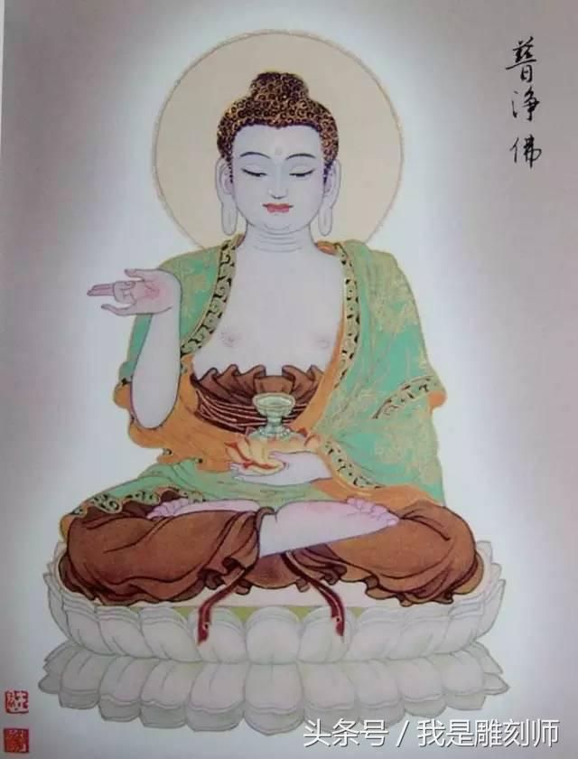 佛像图,过目增福