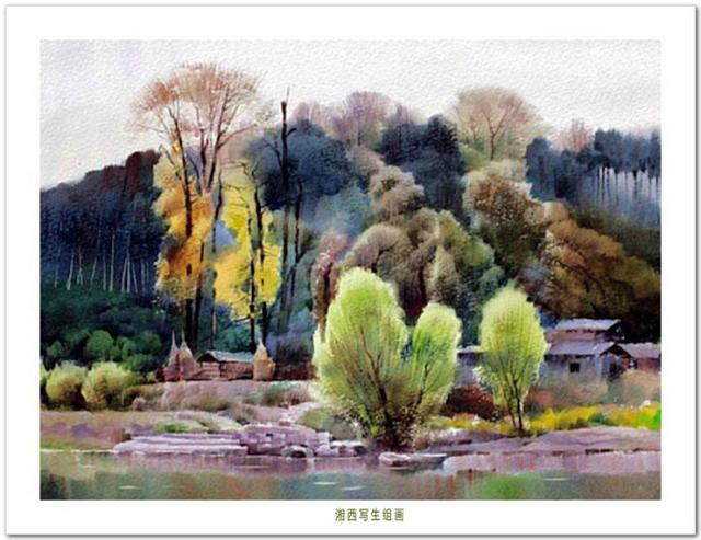 水彩画家刘永健《透过岁月的目光》作品欣赏