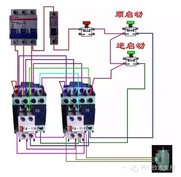 【577】电动机电气控制实物接线图