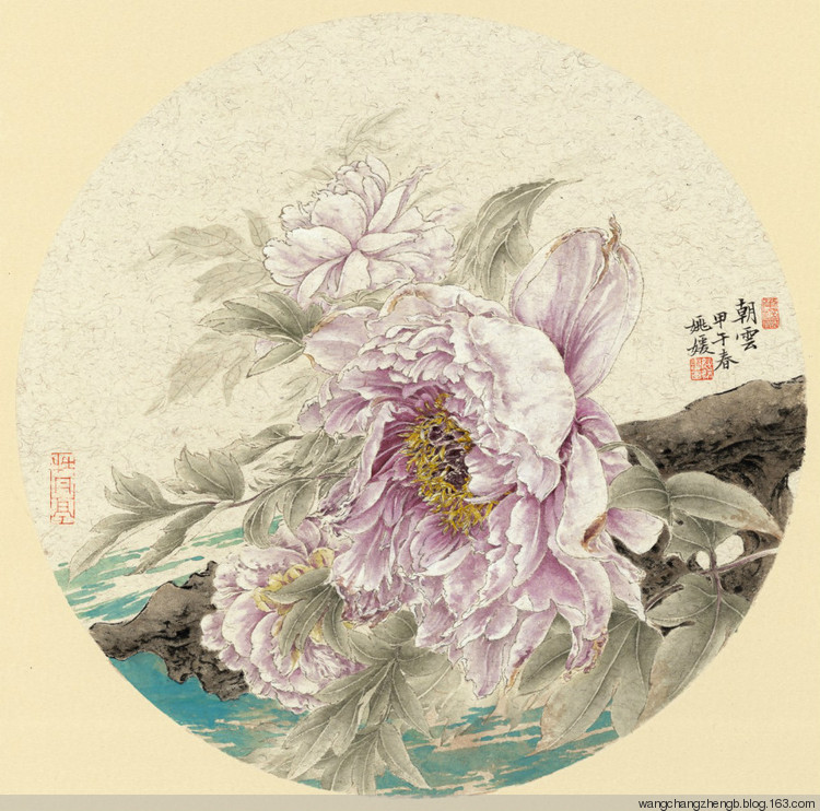 姚媛工笔花鸟作品