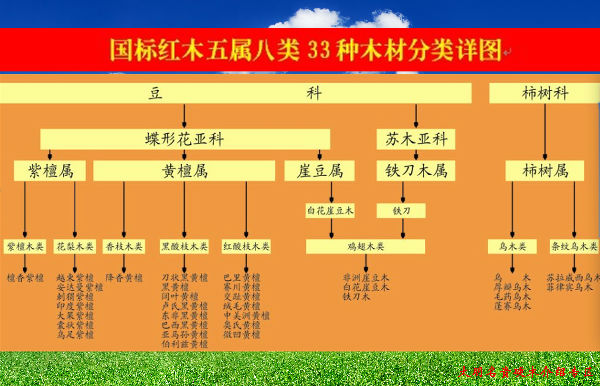 识别红木五属八类33种木材图片 (转载)