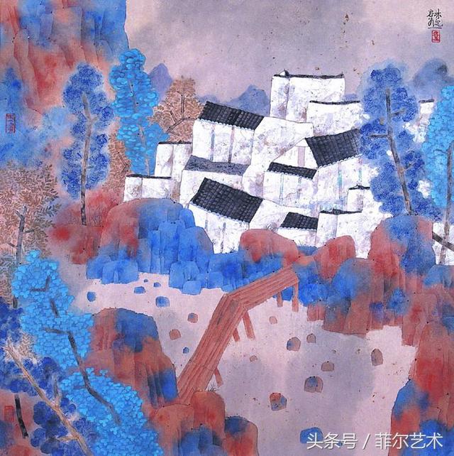 「中国国画」当代山水画家林容生作品欣赏