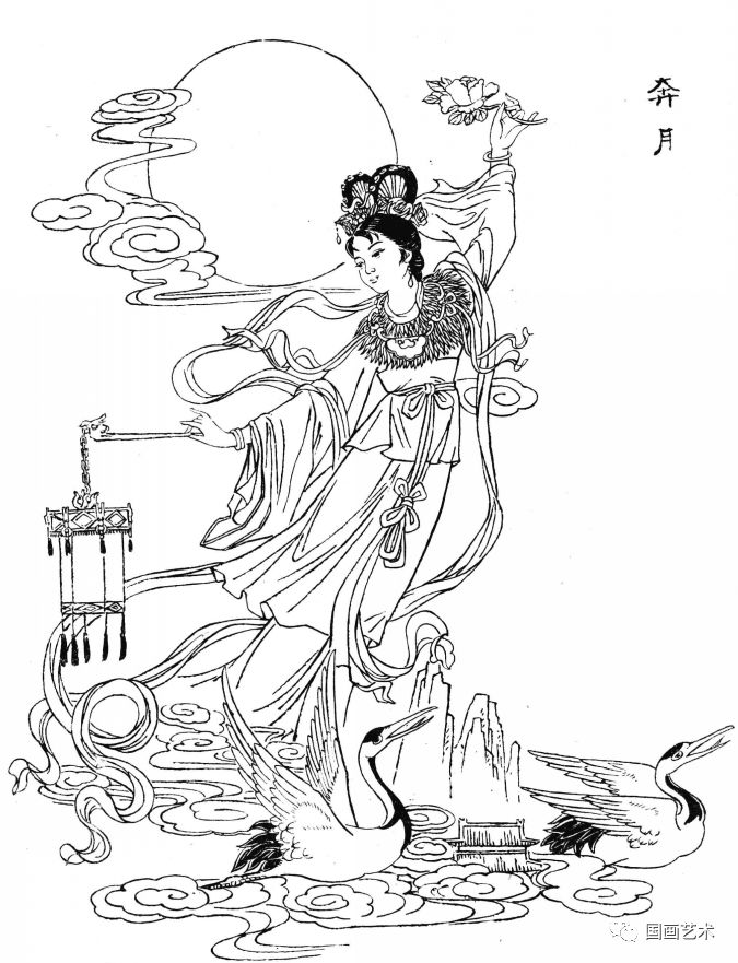 白描仕女图谱选页欣赏(1) (转载)