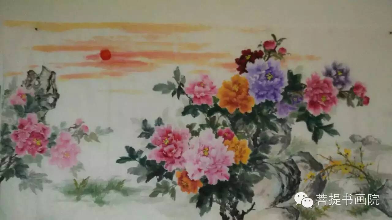 北京女画家杨金爱木小易写意花鸟欣赏一