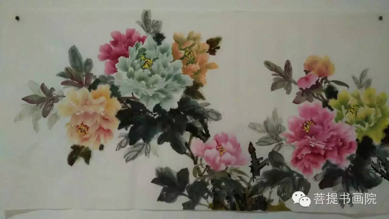 北京女画家杨金爱木小易写意花鸟欣赏一