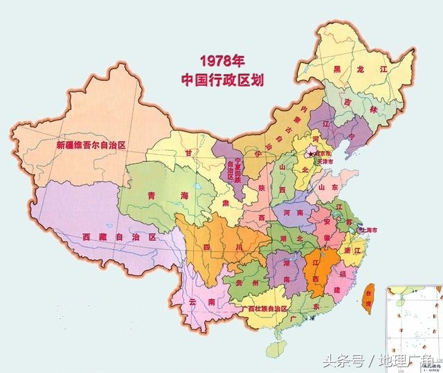 中国行政区域变革地图(1949-今)