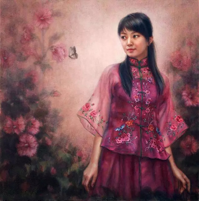 美女画家徐小稀油画人物作品欣赏