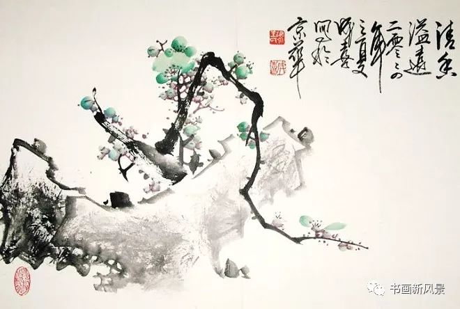 王成喜画梅,小品也精彩!