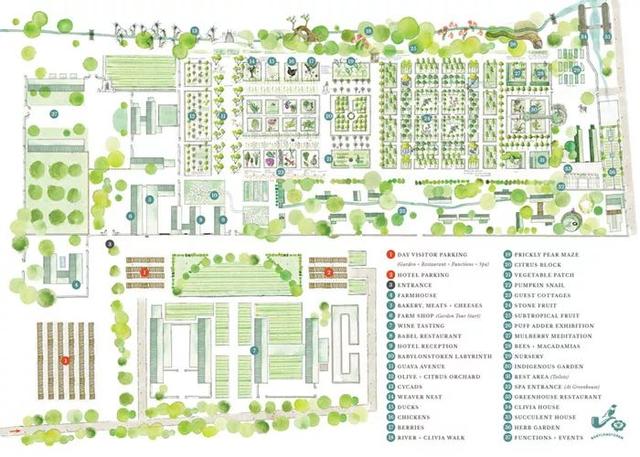 【原】babylonstoren:家庭农场的体量撑起综合体规模的野奢庄园(上)