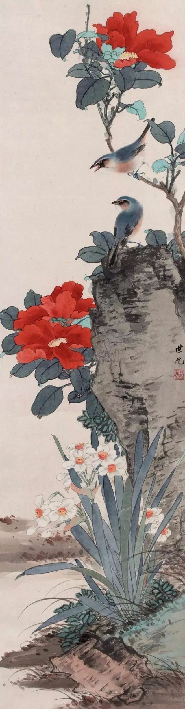 国画大师田世光工笔花鸟画作品欣赏