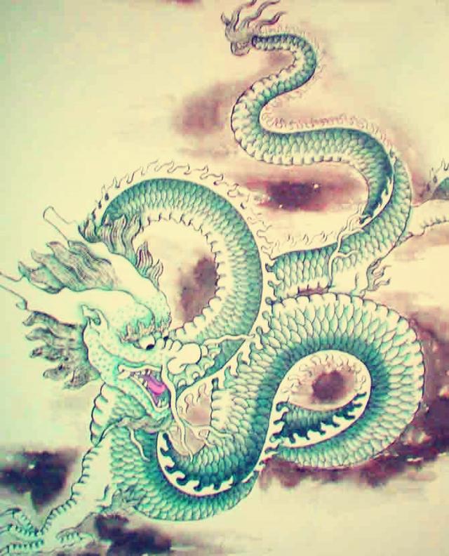 青龙于五行主木,象征四象中的少阳,四季中的春季.