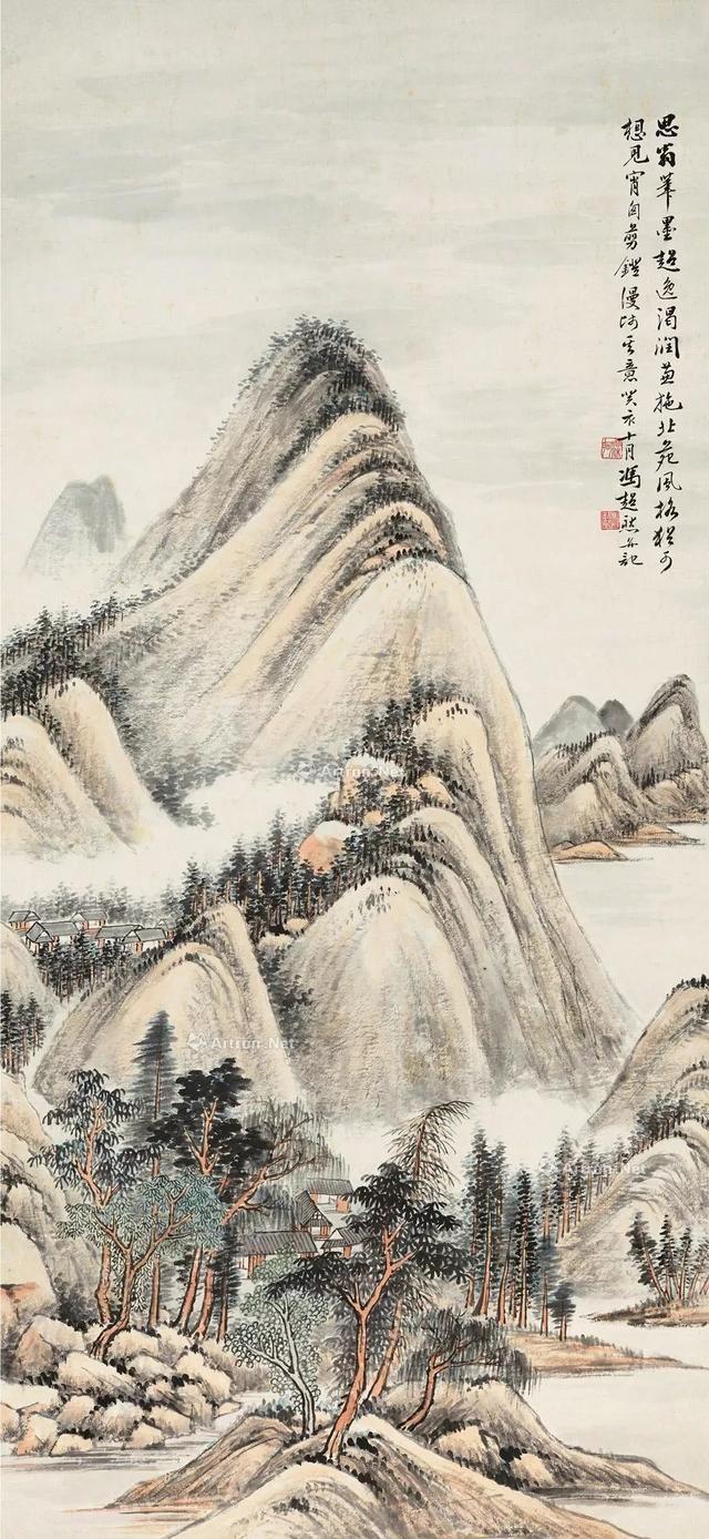 冯超然(1882~1954,名回,号涤舸,别号嵩山居士,晚号慎得.