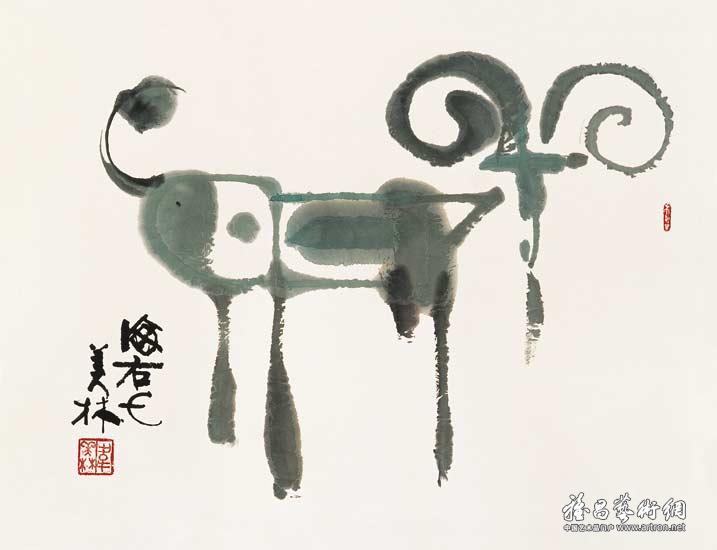 韩美林作品欣赏