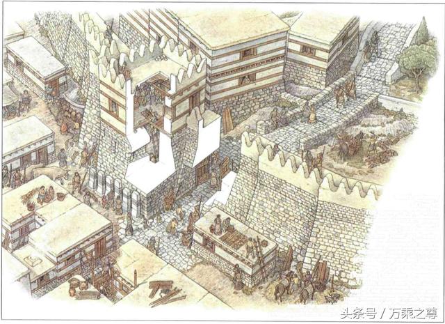 11种中外古代防御城墙建造方法和结构剖视图