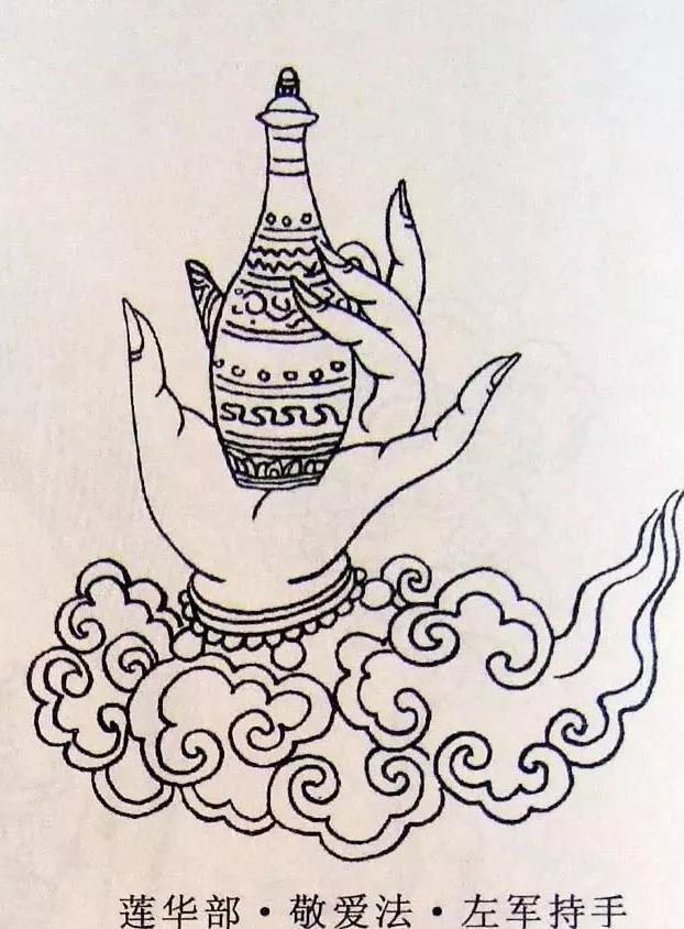 观音线描四十二手印!难得有缘一见