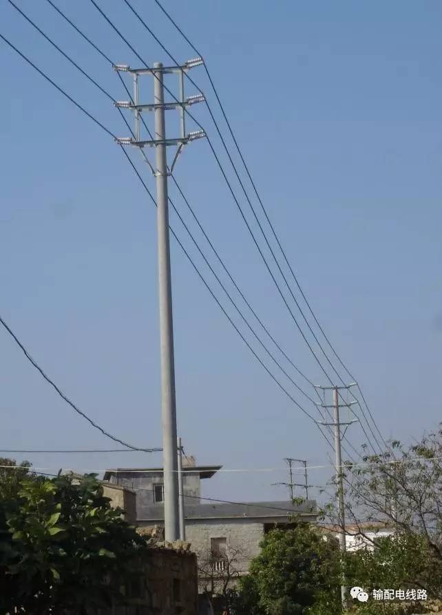 图文解析架空输配电线路的杆塔的各种分类