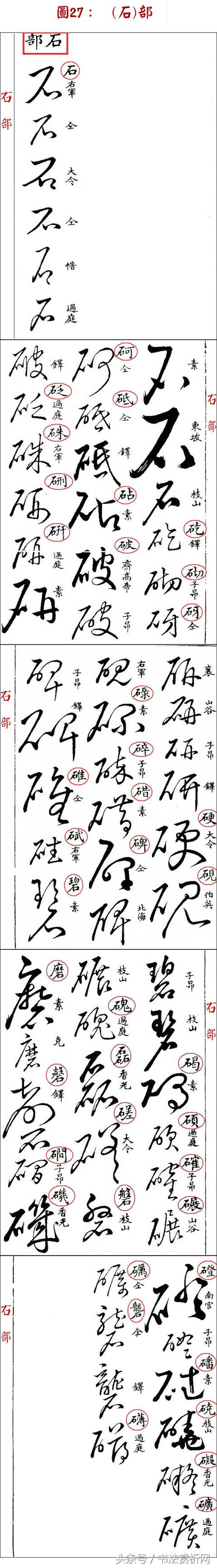 历代草书书法名家草体总汇五