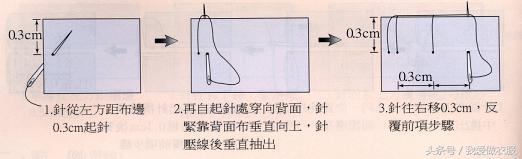 27种服装手工的缝制针法手工必备秘籍