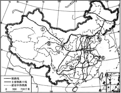 初中初二八年级地理上册复习教学知识点归纳总结,期末测试试题习题