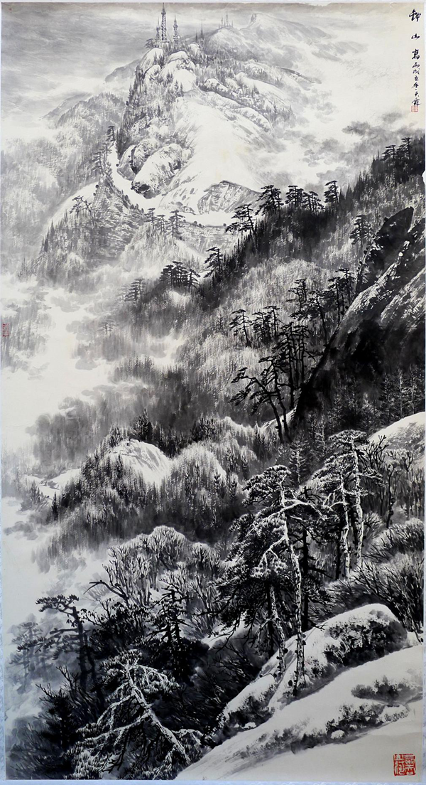 张天霖认为"真正的写意山水画,就是"画自我".