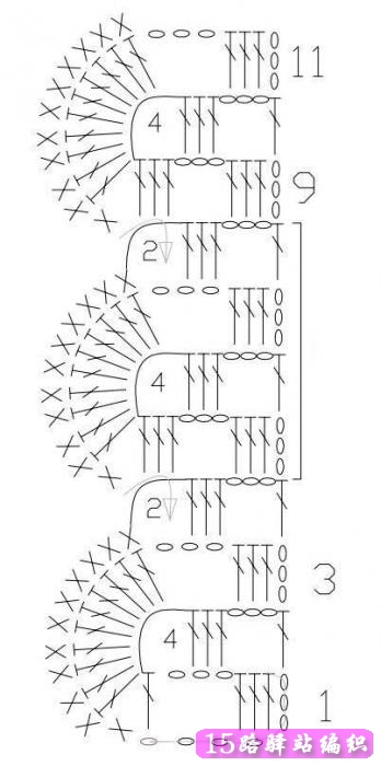 其他钩针编织漂亮花边图解钩针编织花边图解