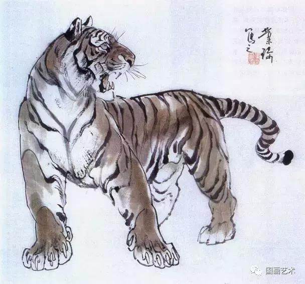 画老虎,要点是什么?把老虎分8半教学,这些技法太有用了