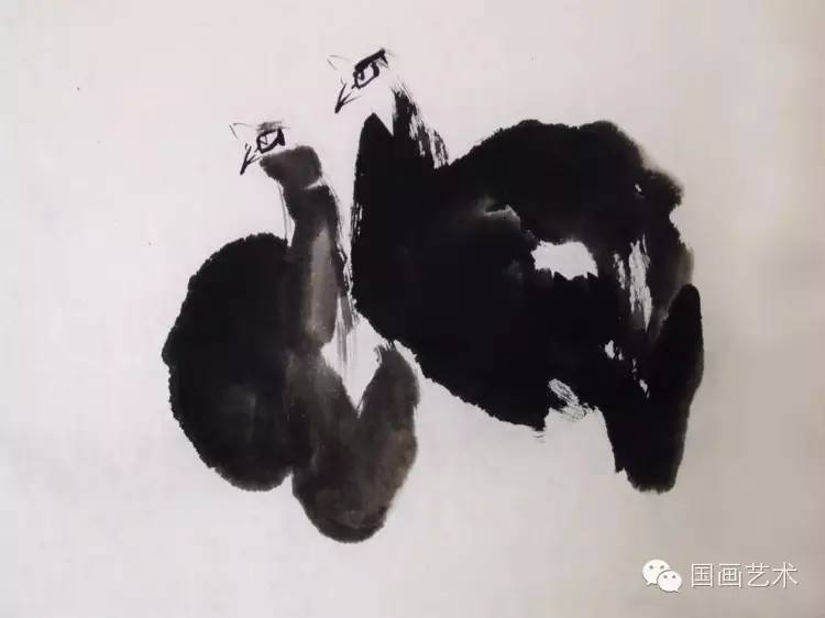 一学就会珍珠鸡的写意画法