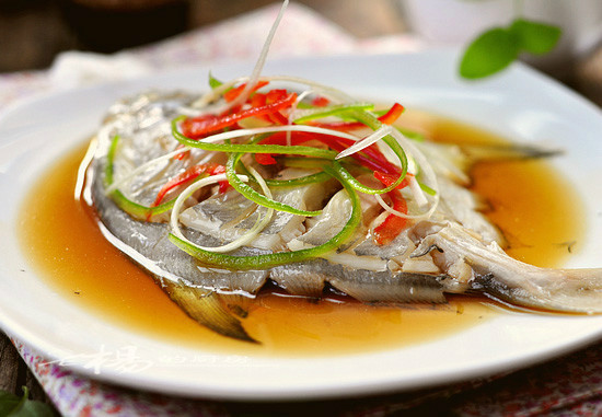 豉油蒸平鱼