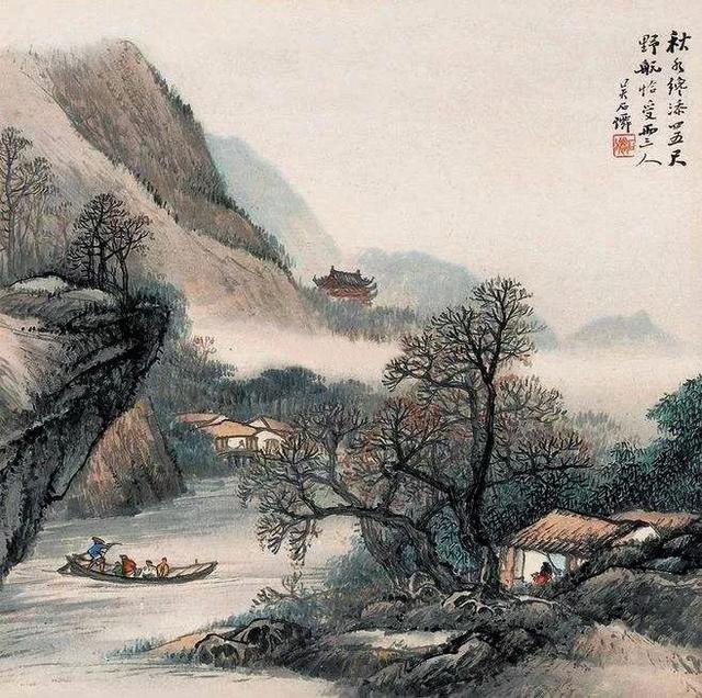 吴石仙 山水画