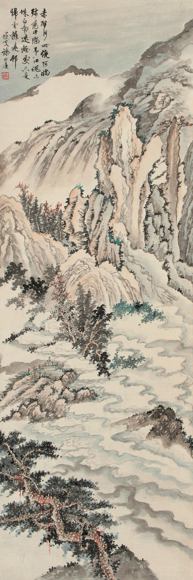 徐邦达山水作品欣赏