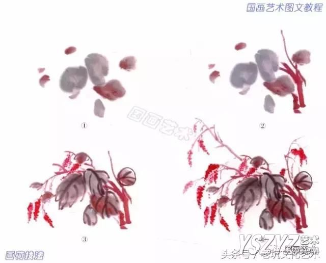 学吴昌硕,齐白石画荷 国画荷花的画法