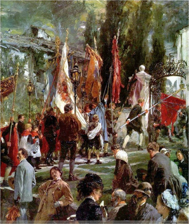 门采尔 adolf menzel (1815-1905年) 德国油画家和版画家