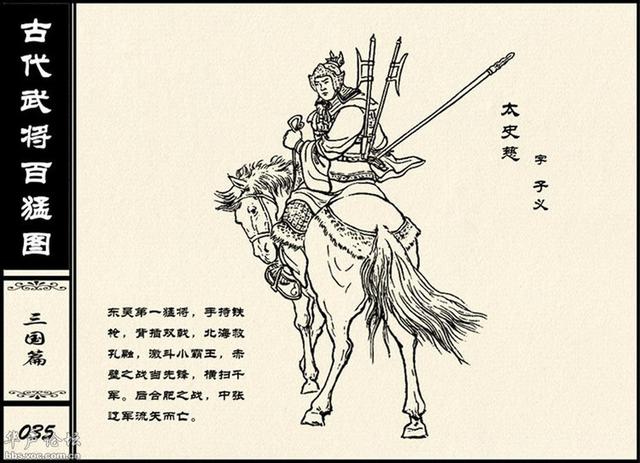 美术书影:中国古代武将百猛白描图赏析